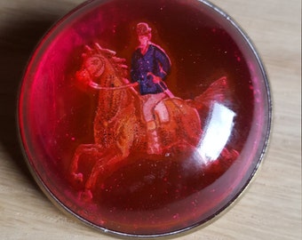 Horse bridle Rosette Brooch - PRICE INCLUDES SHIPPING