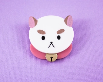 Puppycat Cute Acrylic Brooch