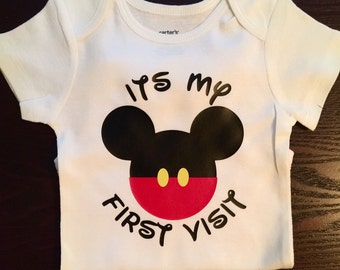 disney first visit shirt