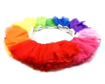 Kids Bulk Tutu Party Pack - Princess, Ballerina Dance, Run, Race Tutu - Choose QTY and Color Combination