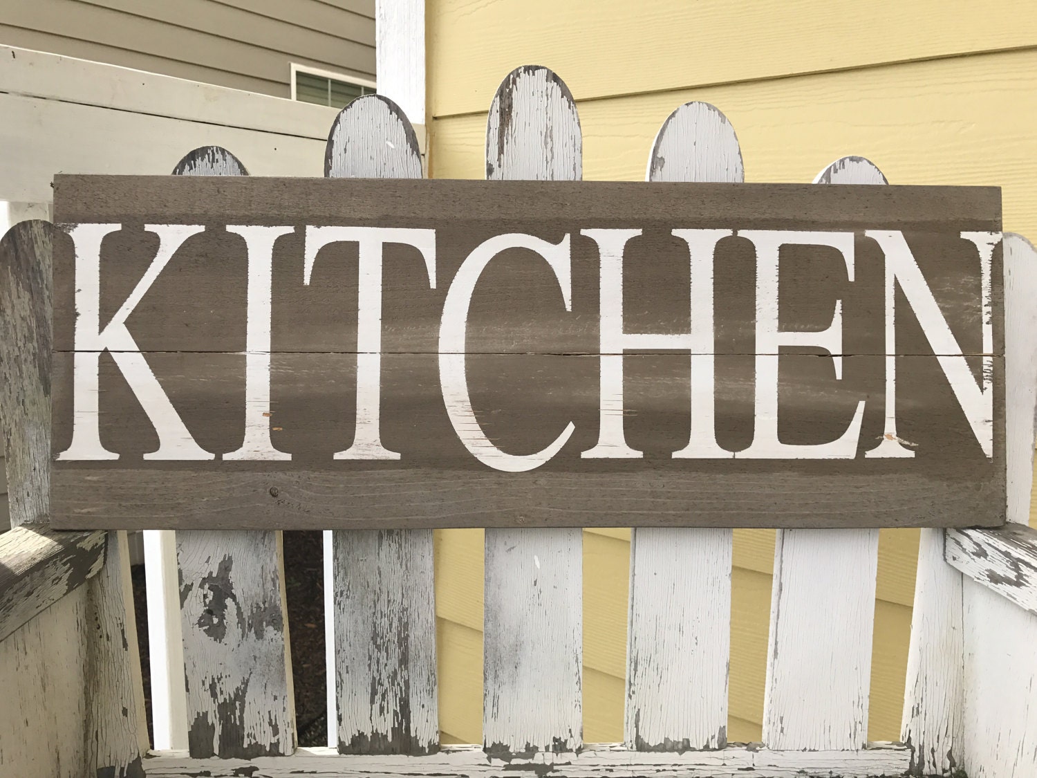 Distressed Kitchen Sign White Kitchen Sign Grey Kitchen   Il Fullxfull.1140047094 Ou9g 