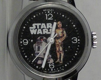 vintage bradley star wars watch