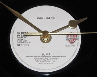 Van Halen Jump 7" vinyl record clock