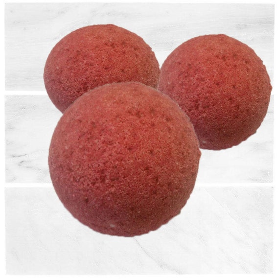 Red Bath Bomb Set / Bloody Bath Bomb / Halloween Bath Bomb