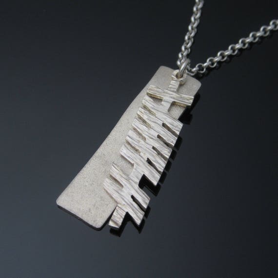 Personalised Ogham Pendant- Celtic Ogham Grá (love) pendant | Handmade in Ireland | Free worldwide shipping