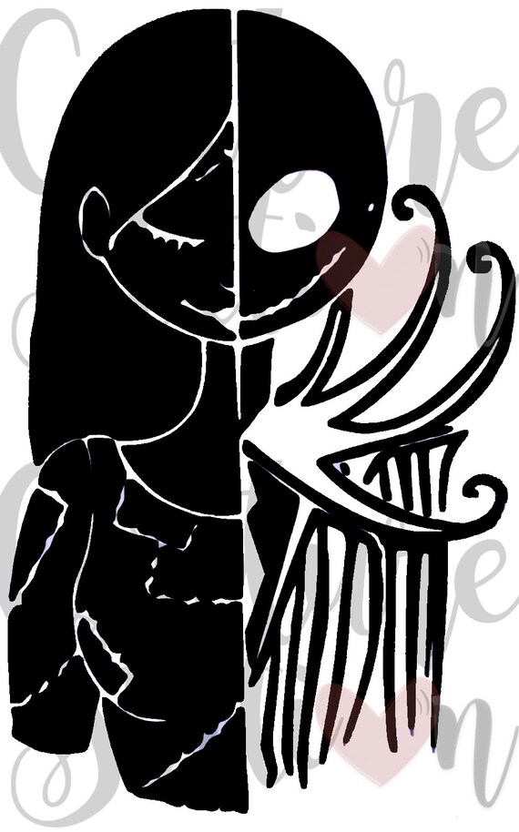 Jack & Sally Disney Digital Clipart INSTANT DOWNLOAD Disney