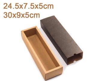 10 Pcs Scarves and Leather Drawer Box/Drawer Kraft Boxes/Tea Box/Gift Box for small package TZ1287