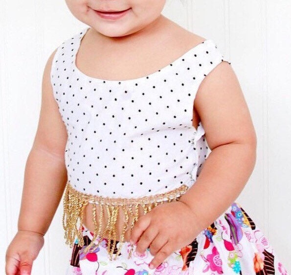 Toddler Baby Girl Crop Top Baby Girl Cropped Top Baby
