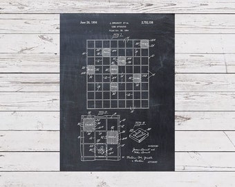 Wall scrabble board | Etsy