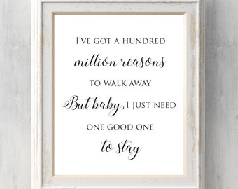 Million reasons | Etsy