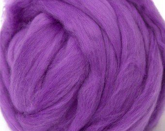 Merino Wool Combed Top/Roving by the Pound - Violet