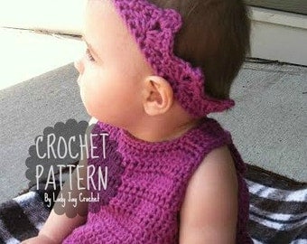 PATTERN : Prince and Princess Crown | Easy DIY crochet tiara pattern | newborn toddler child adult crown pattern | easy royal crown pattern