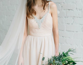 Blush wedding dress Etsy