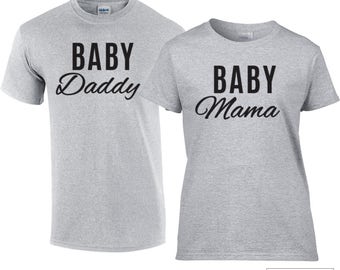 mommy and daddy baseball shirts