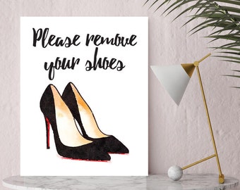 Take Shoes Off In House take shoes off sign | etsy Take Shoes Off In House take shoes off sign | etsy