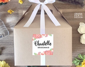 Bridesmaid gift box / Will you be my bridesmaid box / Maid of Honor gift box / Will you be my maid of honor / Bridesmaid thank - GBW-20