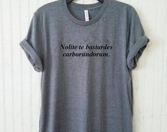 Nolite te bastardes carborundorum. Unisex Crewneck Tee, The Handmaid's Tale Fan Shirt, Feminism Tee, Tumblr Tee, Feminist Shirt