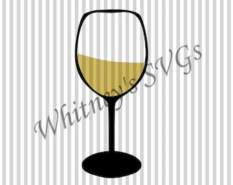 Wine Glass SVG DXF Cutting File