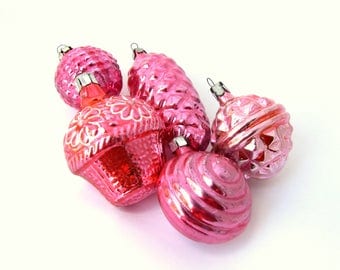 Christmas decoration Christmas tree decor Holiday decorations Orb decorations Christmas ornament Ornament tree 1950s christmas decoration
