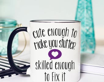 Mug for Speech Language Pathologist, Funny SLP Mug, Speech Therapy Mug, Speech Therapy Gifts, Gifts for Speech Therapist, SLP gifts,