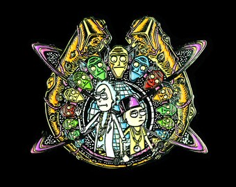 Show me what you got! (Rick and Morty x Bassnectar Hat Pin) - RMDB01