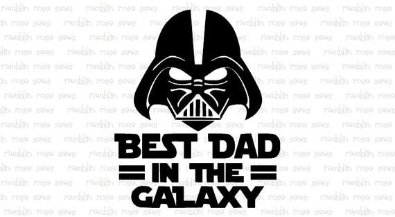 Darth Vader Best Dad In The Galaxy Star Wars Car Decal bumper