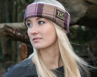 Autumn/ Winter Raspberry Fawn Headband with Cream Lining - Limited Edition