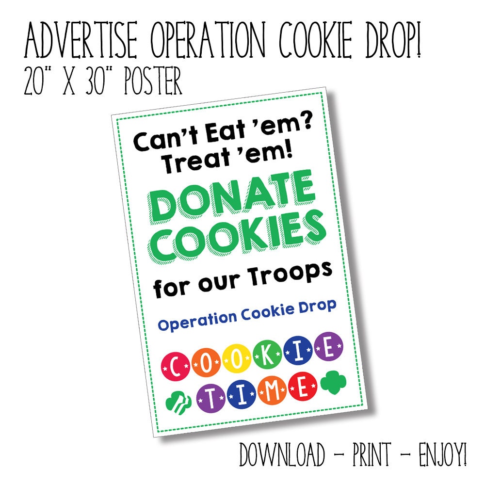 Instant Download Operation Cookie Drop by ScoutLeaderCentral