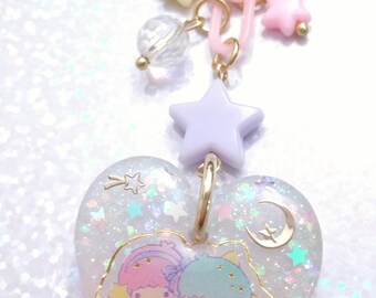 Little Twin Stars cell phone charm