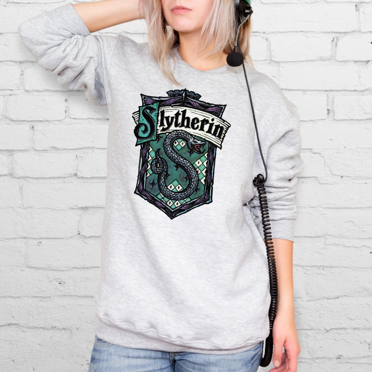 Slytherin Sweatshirt Harry Potter Sweater Draco Malfoy