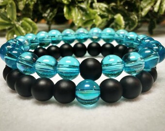 long distance relationship bracelet, boyfriend gift, friendship bracelet, boyfriend girlfriend matching couples bracelets, his and hers