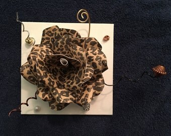 Leopard Modern Paper Flower