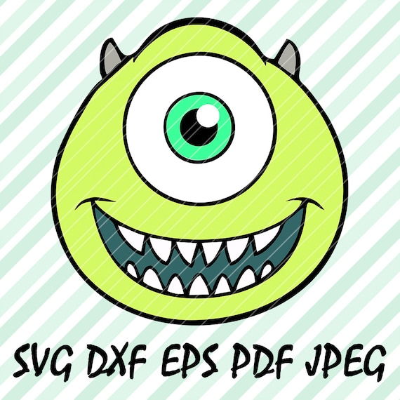 Download Mike Wazowski Monsters INC SVG DXF Eps Pdf Vector Cut ...