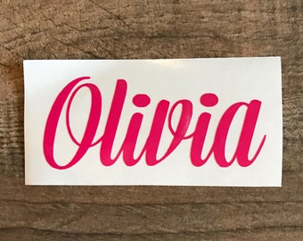 Name Decal Sticker, Custom Name Decal, Name Decal, Name Decal for Yeti, Name Decal for Laptop, Decal with Name