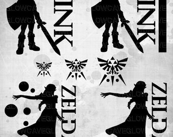 Download Zelda silhouette | Etsy