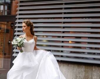 Wedding dress , unique wedding gown, Ivory dress,sexy wedding dress, bridal gowns