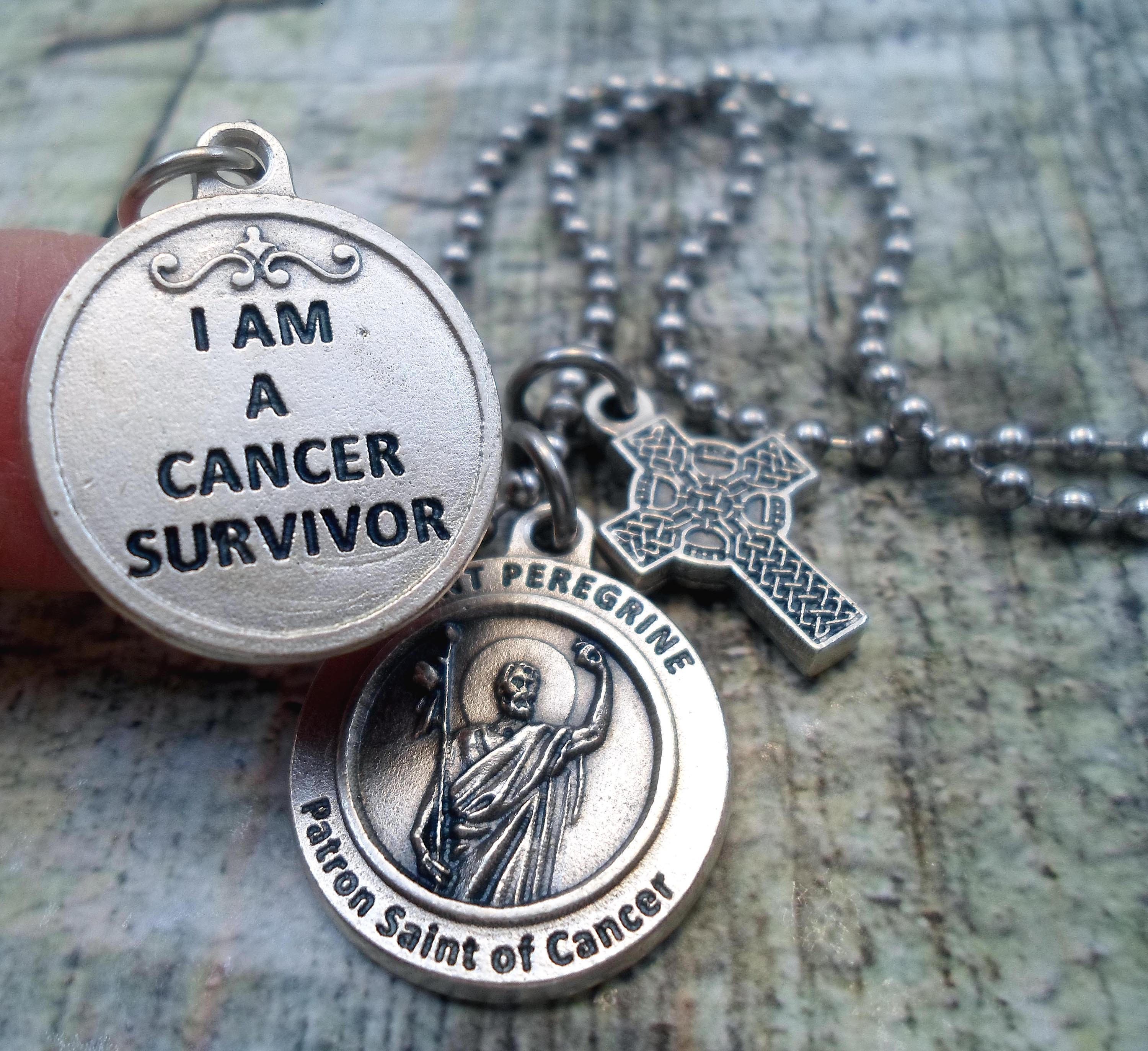 Patron Saint of Cancer Patients St. Peregrine Necklace