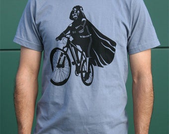Darth Vader is Riding It - Mens t shirt (Star Wars Darth Vader bike t shirt)