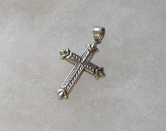 Ornate cross pendant | Etsy