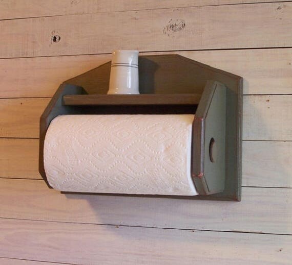 Items similar to Farmhouse Style Wall Mount Paper Towel Holder Kitchen