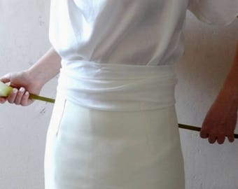 BOW BELT Removable Tailored Custom/ Made to Order /#Wedding_Bow_Belt / Bridal Accessories / Robe de mariée