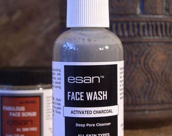 Activated Charcoal Face Wash, Charcoal Soap, Activated Charcoal Cleanser, Adult Acne Face Wash, Activated Charcoal Soap