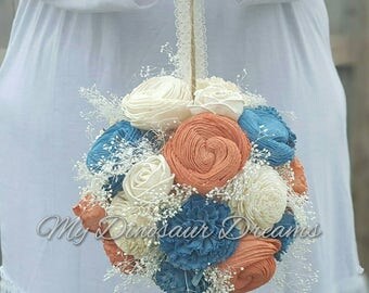 Sola Flower Ball, Sola Wedding Decoration, Sola Flower Centerpiece, Wooden Centerpiece, Flower Ball, Wedding Centerpiece, Aisle Decor