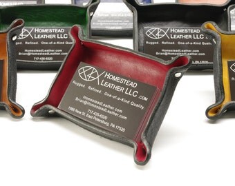 Leather Business Card Display Stand
