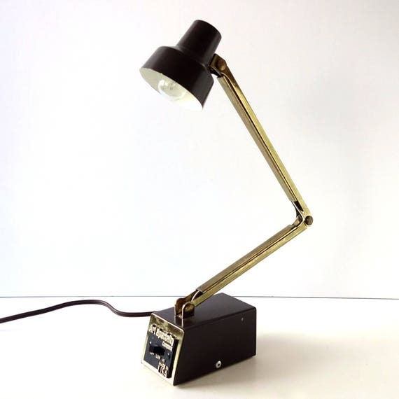 Art Specialty Task Lamp High Intensity Brown Metal Reading