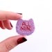 All Mine cat pin, gifts for her, valentine's day, galentine's day, gifts for cat lovers, purple candy