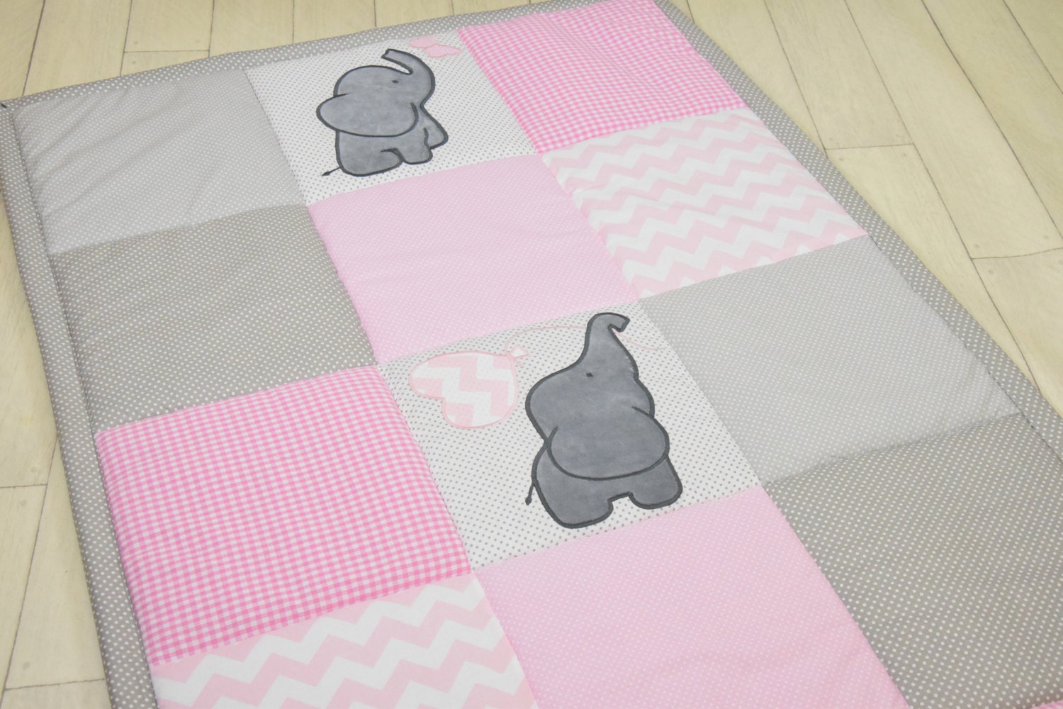 Pink Baby Rug Girl Play Mat Activity Mat Baby Playmat