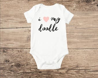 Labradoodle or Goldendoodle Baby Clothes, Bodysuit or Toddler T Shirt