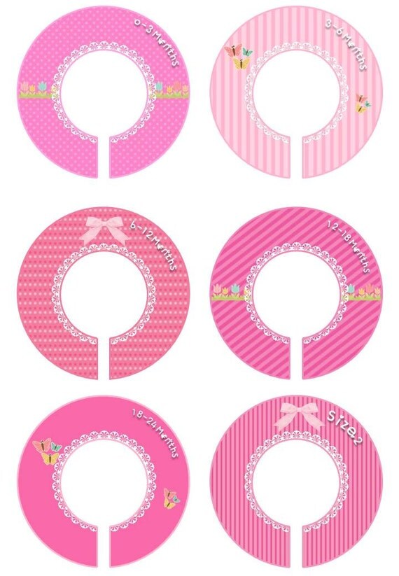 Closet Dividers Baby Organizer Girl Baby Shower Gift Nursery