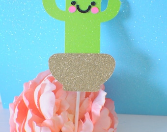 Cactus cake topper, Cinco de mayo cake topper, mexican cake topper, Arizona cake topper, arizona chic
